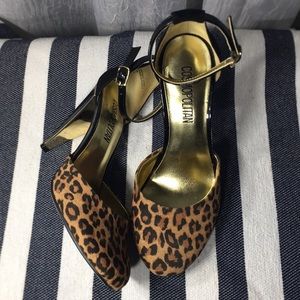 Animal print heels